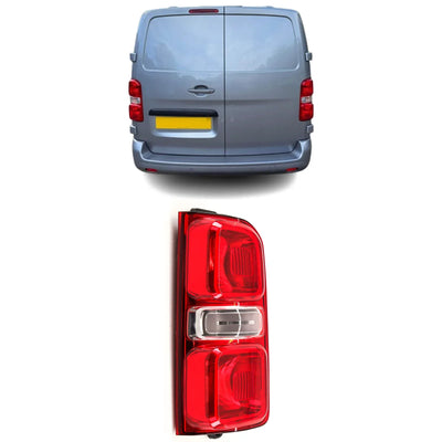 For Vauxhall Vivaro 2019-2023 Rear Light Tail Back Lamp Passenger Side - tradevehicleparts.co.uk
