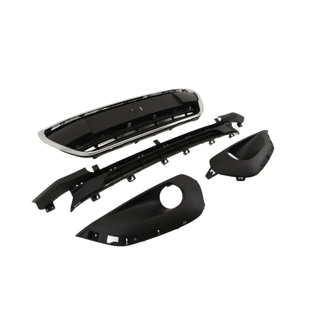 Fits Peugeot 208 2015-2019 Front Bumper Kit Complete With Grilles Primed Without PDC Or Washer Holes - image 2