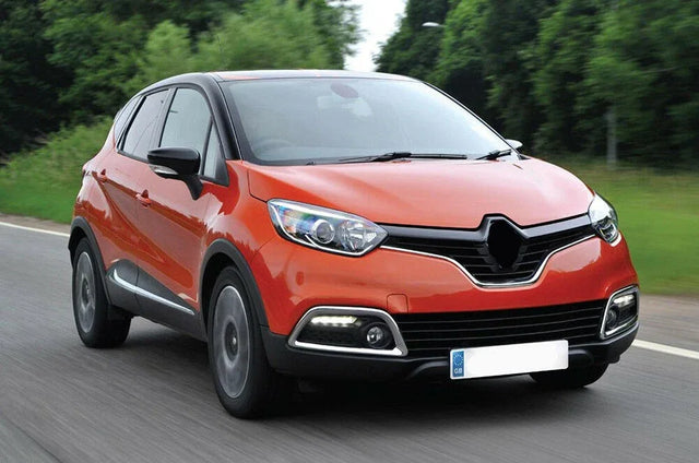 Fits Renault Captur 2013-2017 Front Grille Moulding Upper Section Mat Black - image 2