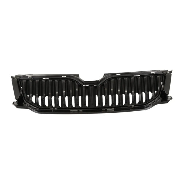 Fits Skoda Octavia 2013-2017 Front Bumper Main Grille Mat Black Without Moulding - image 4