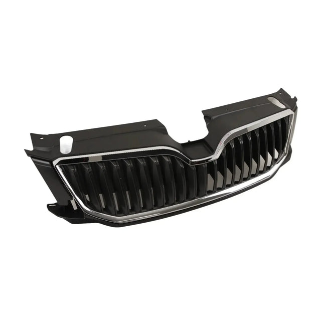 For Skoda Octavia 2013- 2017 Front Bumper Upper Grille With Chrome Trim - image 2