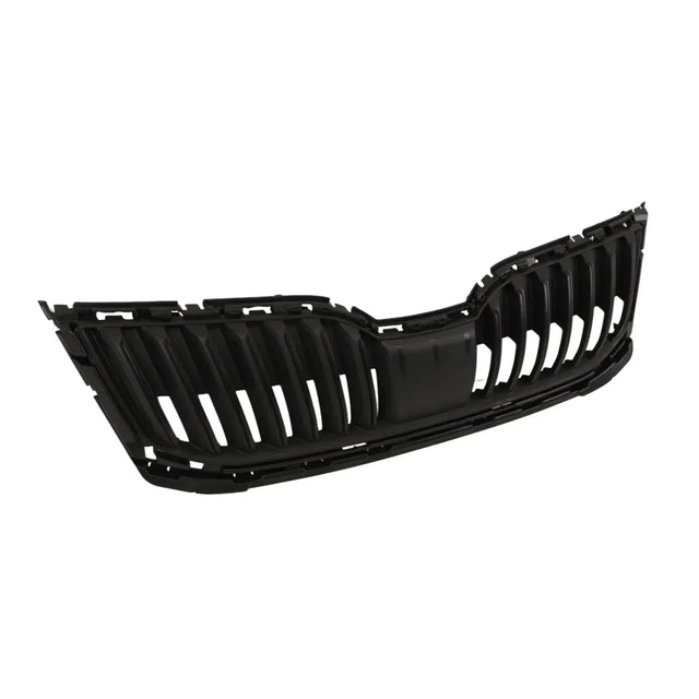 For Skoda Octavia 2017-2020 Front Grille Matt Black Textured Without Moulding - image 2