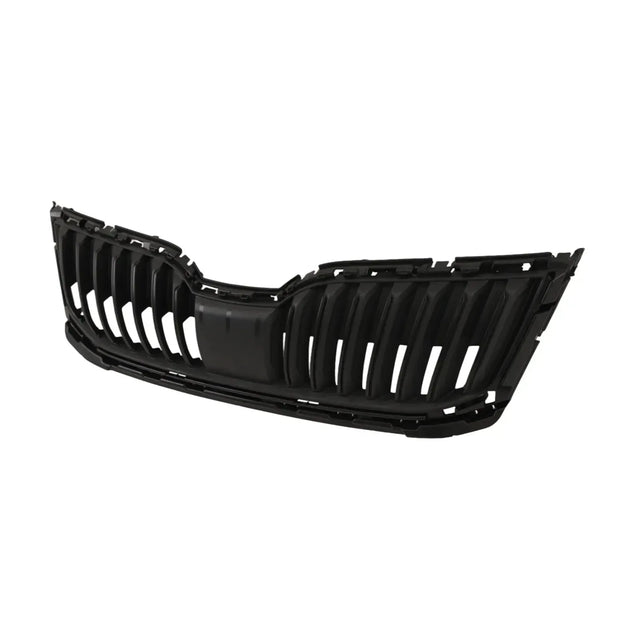 For Skoda Octavia 2017-2020 Front Grille Matt Black Textured Without Moulding - image 3