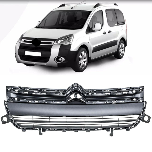 Fits Citroen Berlingo 2015-2018 Upper Centre Front Bumper Grille - image 2
