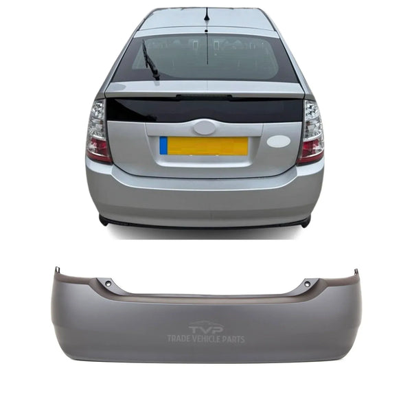Fits Toyota Prius 2004-2009 Rear Bumper Primed No Pdc