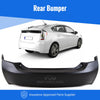 Fits Toyota Prius 2010-2016 Rear Bumper Primed No Pdc thumbnail