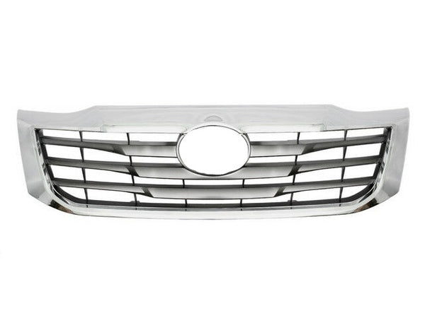 Fits Toyota Hilix 2012-2016 Front Main Grille Chrome Silver