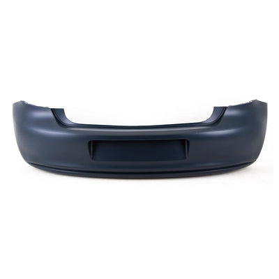 Fits VW Polo 6R 2009-2014 Rear Bumper Primed No Sensor Holes No Exhaust Cut Out - tradevehicleparts.co.uk