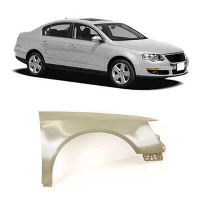Fits VW Passat B6 2005-2010 Front Wing Primed Driver Side - tradevehicleparts.co.uk