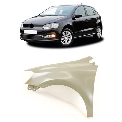 Fits VW Polo 2009-2017 Front Wing Passenger Side Primed - tradevehicleparts.co.uk