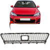 Fits VW Golf GTI & GTD Mk7 2013­-2017 Front Centre Bumper Grille Mat Black With Adaptive Cruise Hole thumbnail