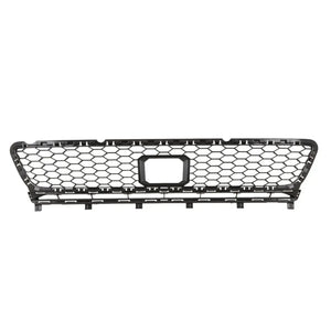 Fits VW Golf GTI & GTD Mk7 2013­-2017 Front Centre Bumper Grille Mat Black With Adaptive Cruise Hole