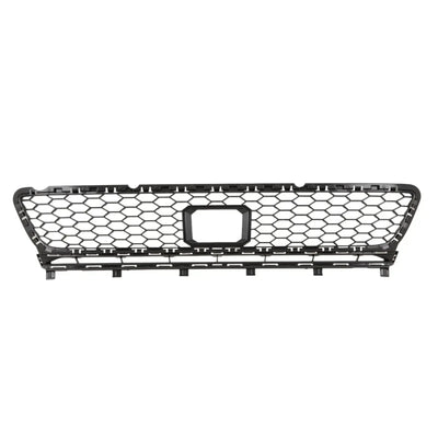 Fits VW Golf GTI & GTD Mk7 2013­-2017 Front Centre Bumper Grille Mat Black With Adaptive Cruise Hole - tradevehicleparts.co.uk