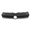 Fits VW Polo 2014- Front Grille Mat-Black With Chrome Moulding thumbnail