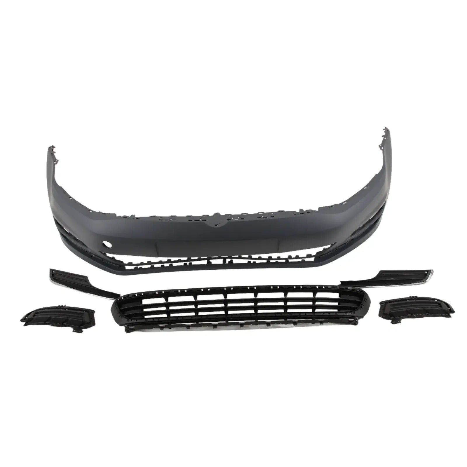 Vw Golf MK7 2012-2017 Front Bumper Complete Kit No PDC & Washer Holes Primed