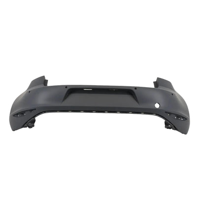 VW Golf MK7 2012-2017 Rear Bumper With Parking Sensor Holes Primed - tradevehicleparts.co.uk