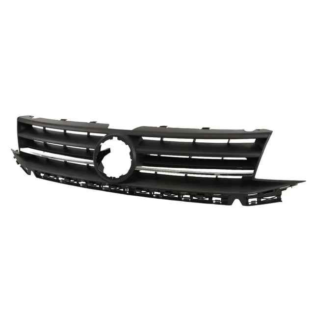 Fits Vw Caddy 2015-2021 Front Bumper Main Grille Mat Black Textured With Chrome Moulding - image 4