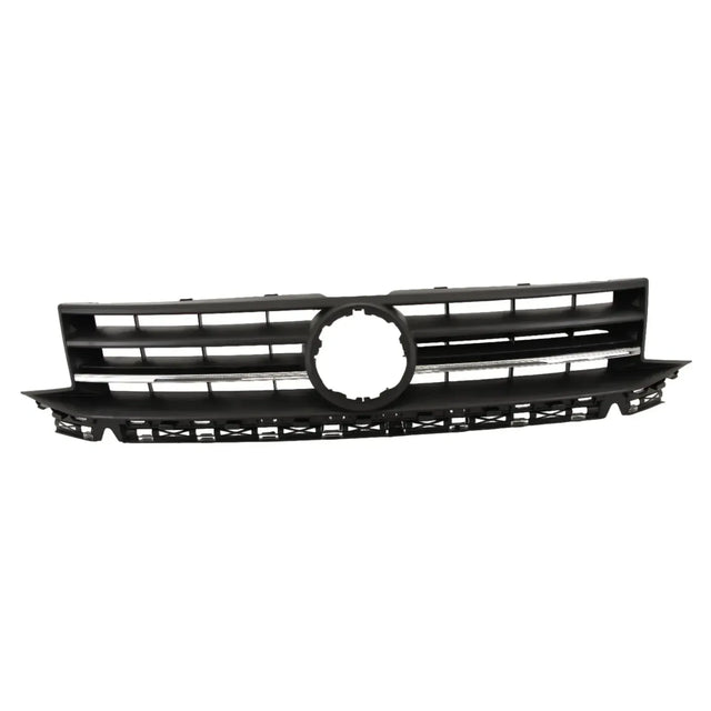 Fits Vw Caddy 2015-2021 Front Bumper Main Grille Mat Black Textured With Chrome Moulding - image 5