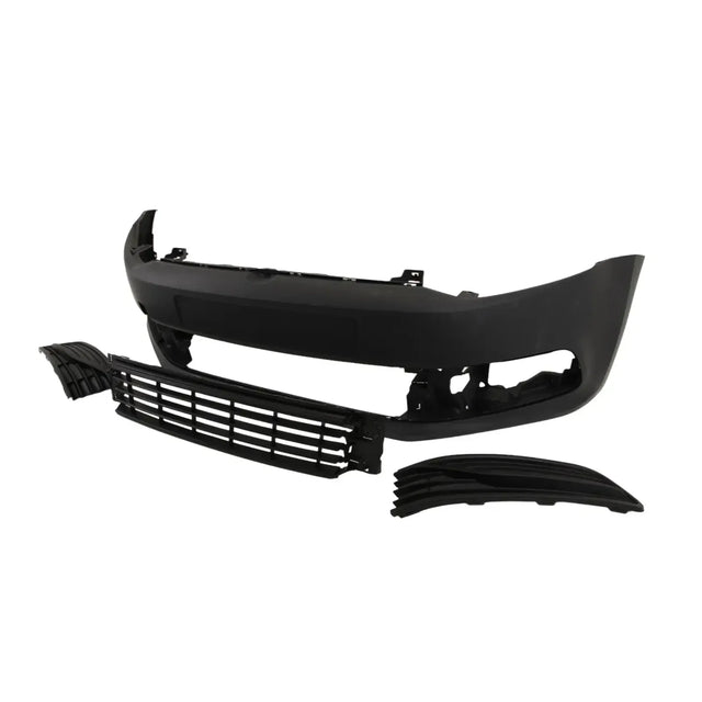 Fits VW Polo 2014-2017 Front Bumper Kit Complete No PDC & Washer Holes Primed - image 2