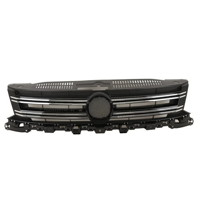 Fits VW Tiguan 2011-2016 Front Main Grille With Chrome Moulding Black - image 5