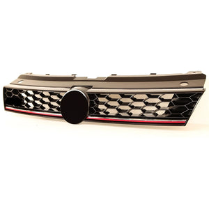 Fits VW Polo Gti 2014-2017 Front Bumper Main Grille With Red Trim