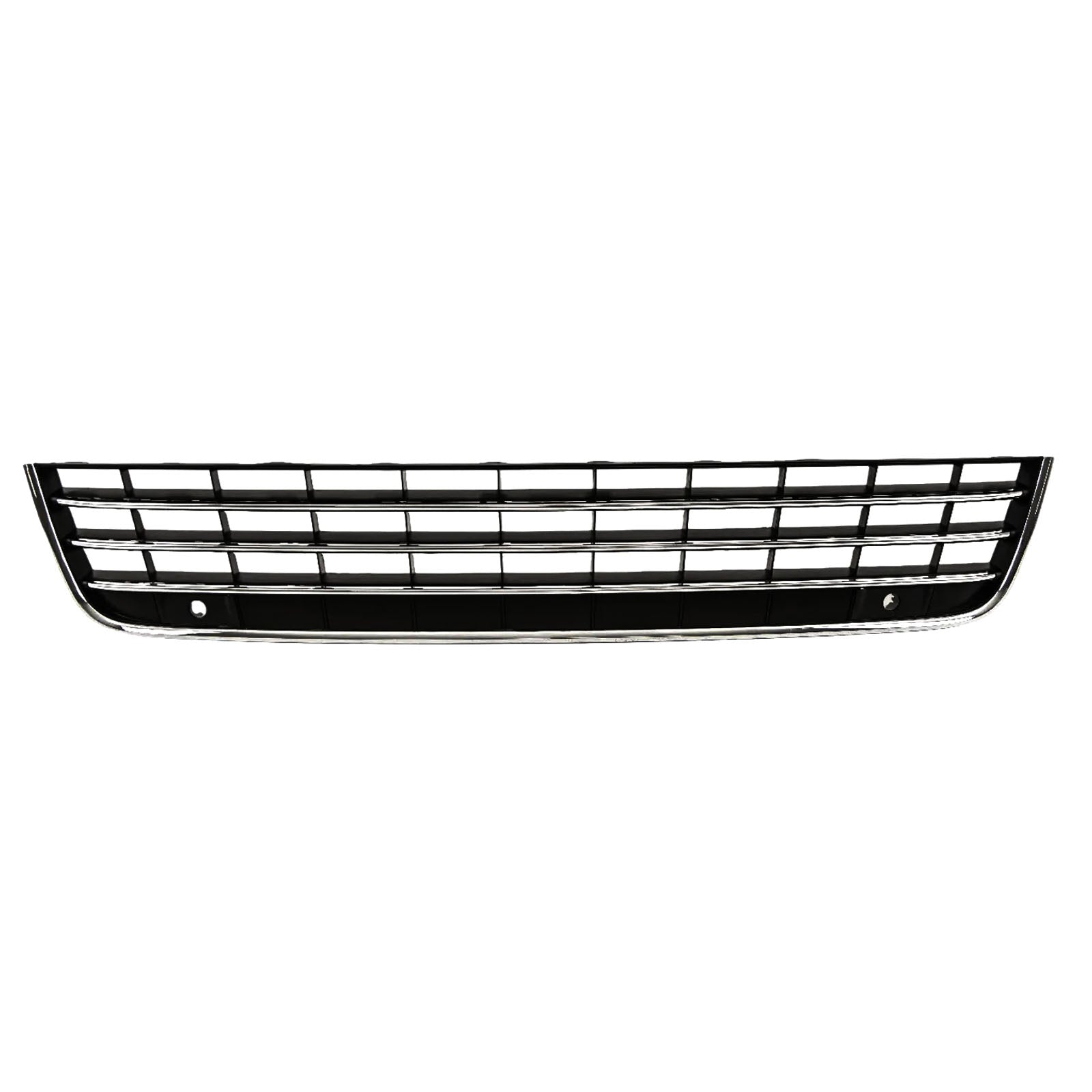 Fits VW Touareg 2011-2014 Front Lower Centre Bumper Grille Black With Chrome Moulding