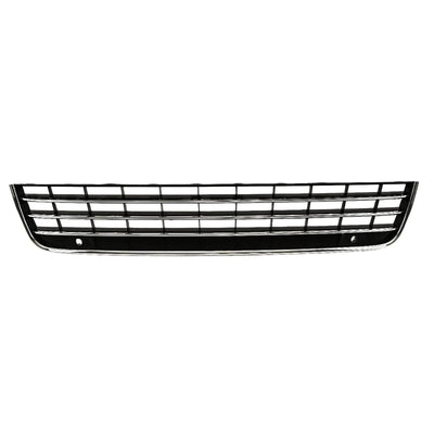 Fits VW Touareg 2011-2014 Front Lower Centre Bumper Grille Black With Chrome Moulding - tradevehicleparts.co.uk