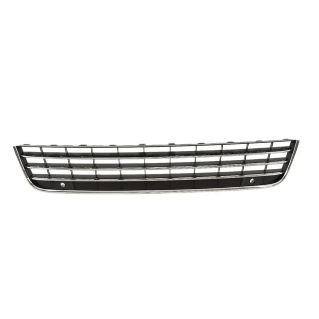 Fits VW Touareg 2011-2014 Front Lower Centre Bumper Grille Black With Chrome Moulding - image 3