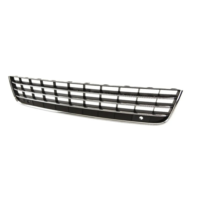 Fits VW Touareg 2011-2014 Front Lower Centre Bumper Grille Black With Chrome Moulding - image 5