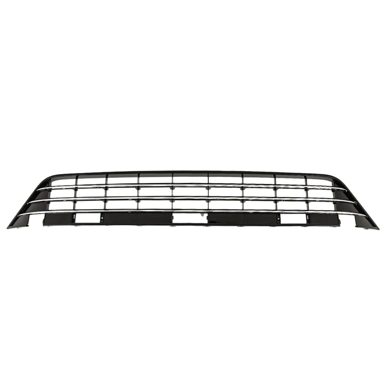 Fits VW Touareg R -Line 2014-2018 Front Lower Centre Bumper Grille Black With Chrome