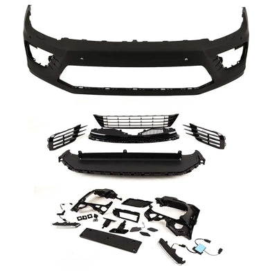 Fits VW Scirocco R 2015-2018 Front Bumper Primed Complete With Washer and Pdc Holes - tradevehicleparts.co.uk