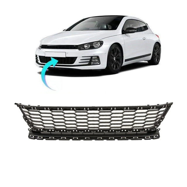 Fits VW Scirocco 2014-2017 Front Lower Centre Bumper Grille Honeycomb - image 2