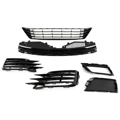 For VW Volkswagen Scirocco R 2015-2018 Front Bumper Complete Grilles - tradevehicleparts.co.uk