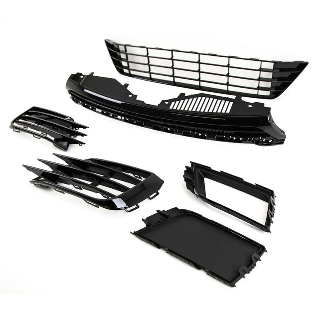 For VW Volkswagen Scirocco R 2015-2018 Front Bumper Complete Grilles - image 3