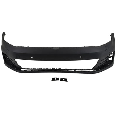 VW Golf GTI GTD MK7 2013-2017 Front Bumper With PDC & Washer Holes Primed - tradevehicleparts.co.uk