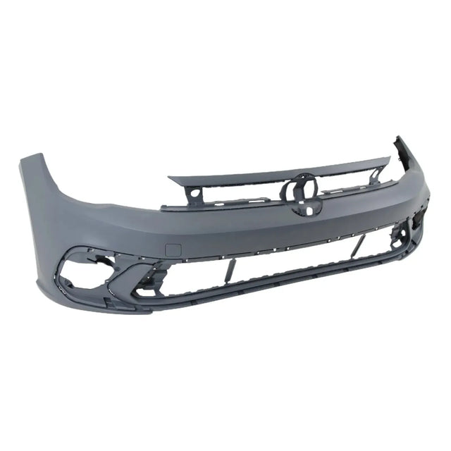 Fits VW Polo MK6 2021- Front Bumper Without PDC & Washer Holes Primed - image 2