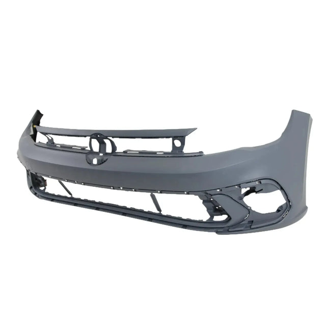 Fits VW Polo MK6 2021- Front Bumper Without PDC & Washer Holes Primed - image 3