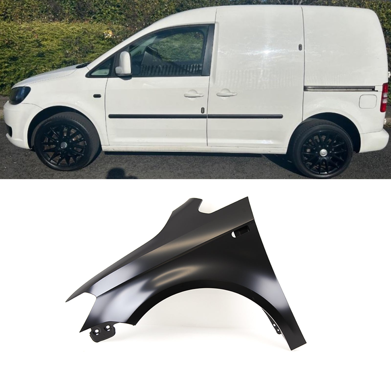 VW Caddy 2015-2020 Front Wing Primed Passenger Side
