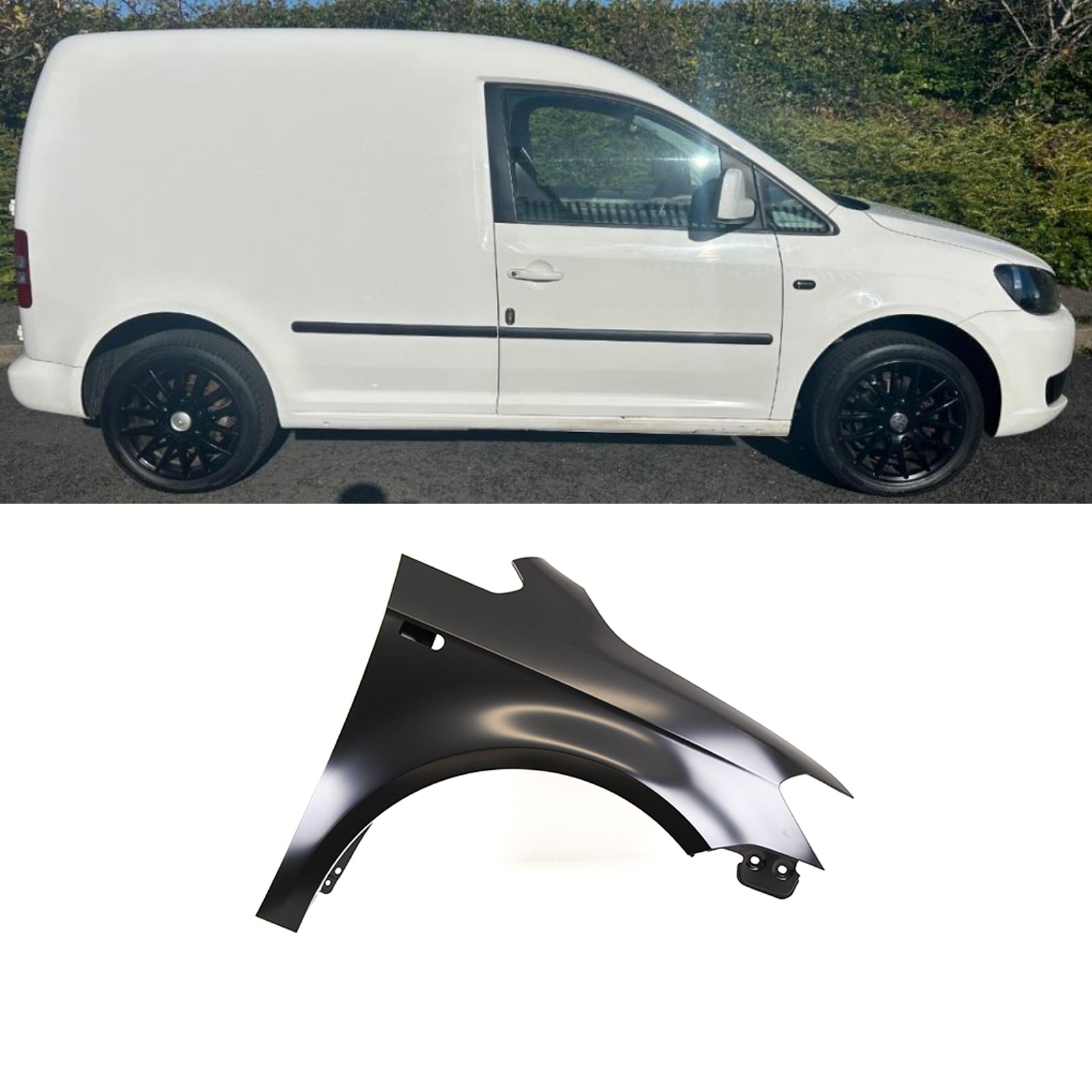 VW Caddy 2015-2020 Front Wing Primed Driver Side