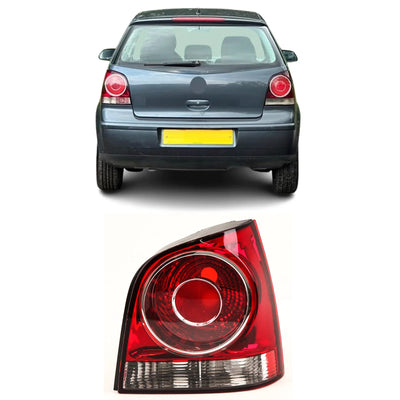 For VW Polo 9N3 2005-2009 Rear Light Lamp Driver Side Hatchback Models Only - tradevehicleparts.co.uk