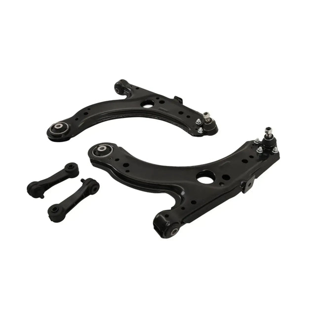 Fits VW Beetle Bora 1999-2011 Front Lower Control Arms Wishbones & Drop Links Pair - image 2