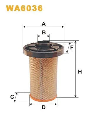 WIX Air Filter WA6036 - image 2