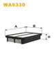 WIX Air Filter WA6330 thumbnail