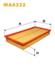 WIX Air Filter WA6332 thumbnail
