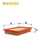 WIX Air Filter WA6355 thumbnail