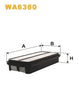 WIX Air Filter WA6360 thumbnail