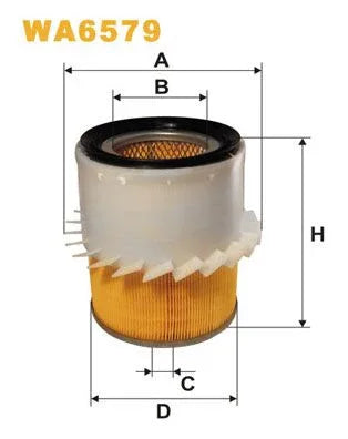 Wix Air Filter WA6579 - tradevehicleparts.co.uk