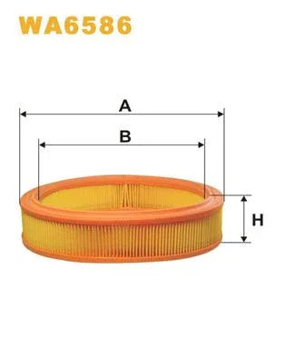Wix Air Filter WA6586 - tradevehicleparts.co.uk