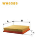 WIX Air Filter WA6589 thumbnail