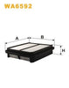 WIX Air Filter WA6592 thumbnail